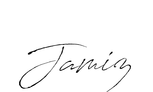 Similarly Antro_Vectra is the best handwritten signature design. Signature creator online .You can use it as an online autograph creator for name Jamiz. Jamiz signature style 6 images and pictures png