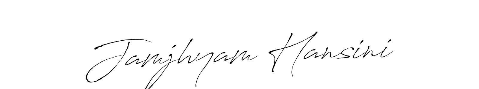 You can use this online signature creator to create a handwritten signature for the name Jamjhyam Hansini. This is the best online autograph maker. Jamjhyam Hansini signature style 6 images and pictures png
