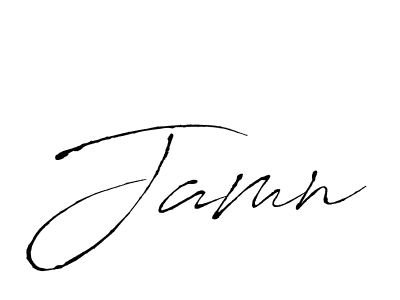 You should practise on your own different ways (Antro_Vectra) to write your name (Jamn) in signature. don't let someone else do it for you. Jamn signature style 6 images and pictures png