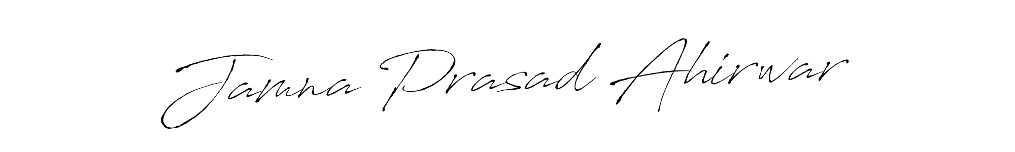 Jamna Prasad Ahirwar stylish signature style. Best Handwritten Sign (Antro_Vectra) for my name. Handwritten Signature Collection Ideas for my name Jamna Prasad Ahirwar. Jamna Prasad Ahirwar signature style 6 images and pictures png