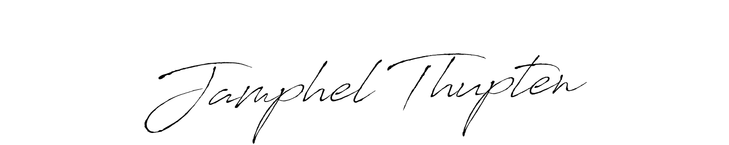 Make a beautiful signature design for name Jamphel Thupten. Use this online signature maker to create a handwritten signature for free. Jamphel Thupten signature style 6 images and pictures png