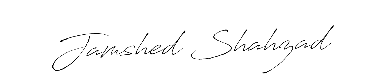 Make a beautiful signature design for name Jamshed Shahzad. With this signature (Antro_Vectra) style, you can create a handwritten signature for free. Jamshed Shahzad signature style 6 images and pictures png