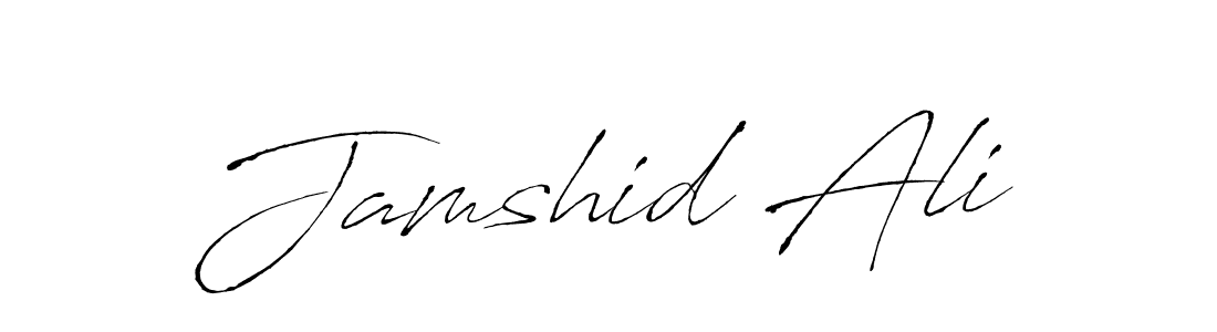 Create a beautiful signature design for name Jamshid Ali. With this signature (Antro_Vectra) fonts, you can make a handwritten signature for free. Jamshid Ali signature style 6 images and pictures png