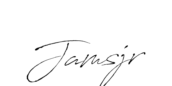 Create a beautiful signature design for name Jamsjr. With this signature (Antro_Vectra) fonts, you can make a handwritten signature for free. Jamsjr signature style 6 images and pictures png