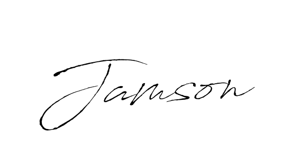 Also You can easily find your signature by using the search form. We will create Jamson name handwritten signature images for you free of cost using Antro_Vectra sign style. Jamson signature style 6 images and pictures png