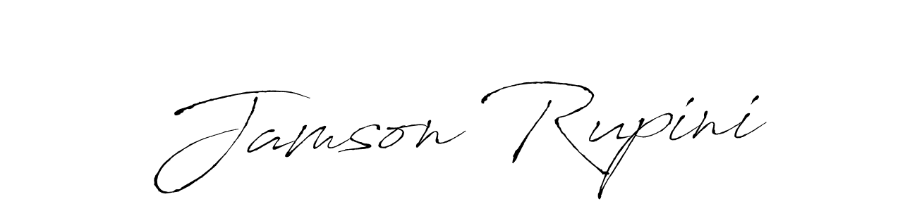 Also You can easily find your signature by using the search form. We will create Jamson Rupini name handwritten signature images for you free of cost using Antro_Vectra sign style. Jamson Rupini signature style 6 images and pictures png