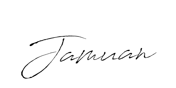 How to make Jamuan signature? Antro_Vectra is a professional autograph style. Create handwritten signature for Jamuan name. Jamuan signature style 6 images and pictures png