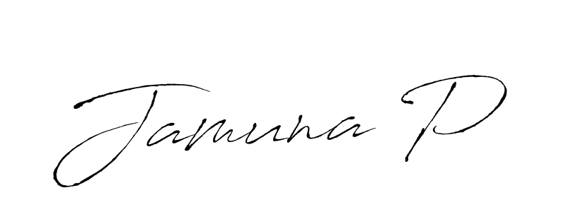 Similarly Antro_Vectra is the best handwritten signature design. Signature creator online .You can use it as an online autograph creator for name Jamuna P. Jamuna P signature style 6 images and pictures png