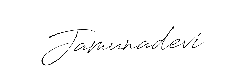 Also we have Jamunadevi name is the best signature style. Create professional handwritten signature collection using Antro_Vectra autograph style. Jamunadevi signature style 6 images and pictures png