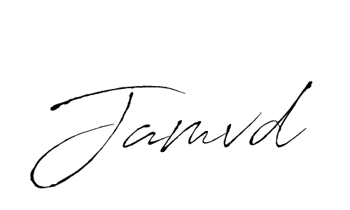 Design your own signature with our free online signature maker. With this signature software, you can create a handwritten (Antro_Vectra) signature for name Jamvd. Jamvd signature style 6 images and pictures png