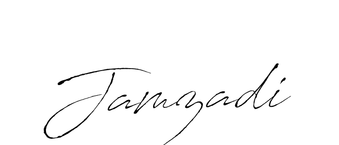 The best way (Antro_Vectra) to make a short signature is to pick only two or three words in your name. The name Jamzadi include a total of six letters. For converting this name. Jamzadi signature style 6 images and pictures png