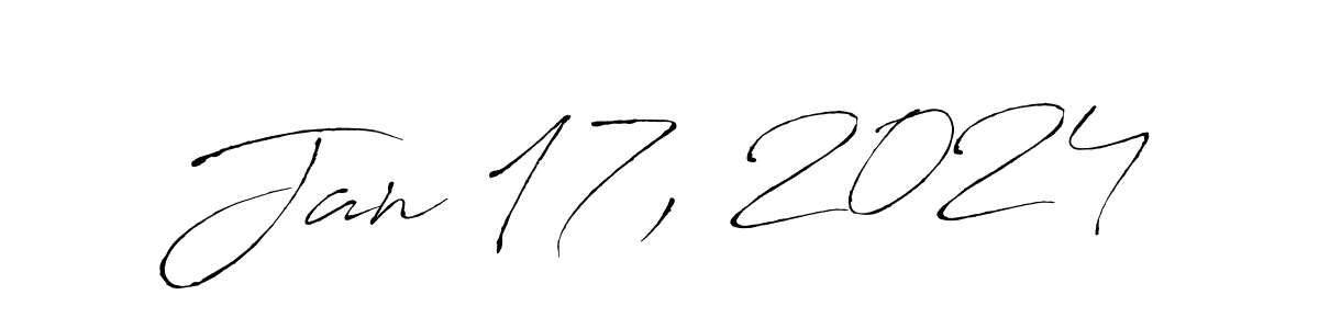 Design your own signature with our free online signature maker. With this signature software, you can create a handwritten (Antro_Vectra) signature for name Jan 17, 2024. Jan 17, 2024 signature style 6 images and pictures png