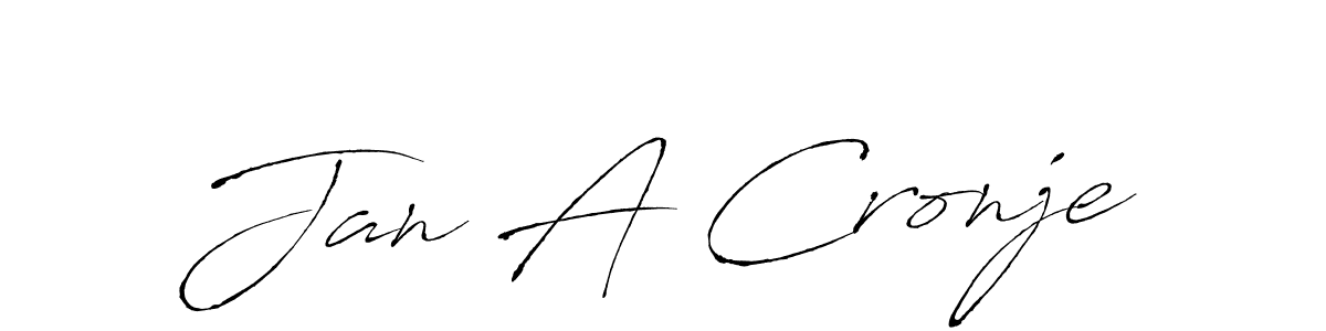Also we have Jan A Cronje name is the best signature style. Create professional handwritten signature collection using Antro_Vectra autograph style. Jan A Cronje signature style 6 images and pictures png