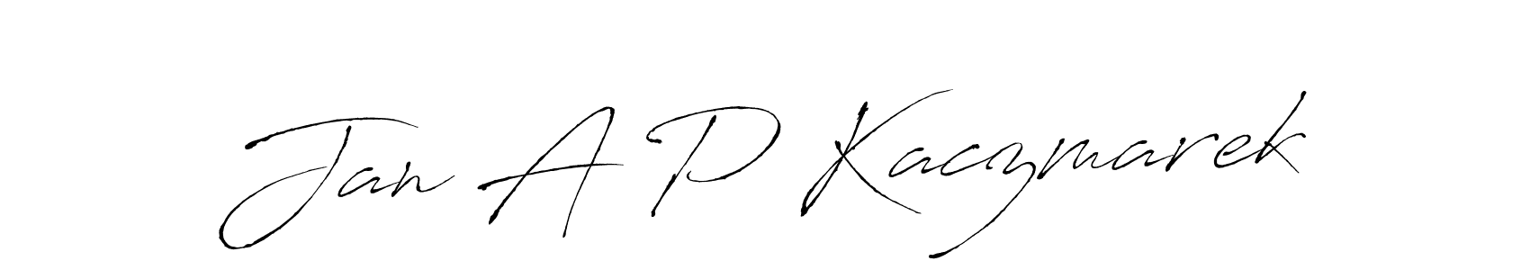 Also we have Jan A P Kaczmarek name is the best signature style. Create professional handwritten signature collection using Antro_Vectra autograph style. Jan A P Kaczmarek signature style 6 images and pictures png