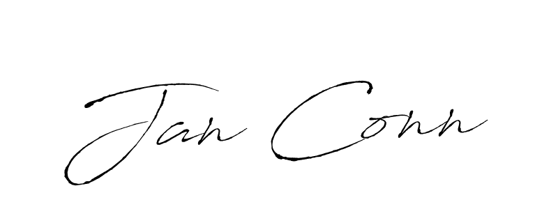 How to make Jan Conn name signature. Use Antro_Vectra style for creating short signs online. This is the latest handwritten sign. Jan Conn signature style 6 images and pictures png