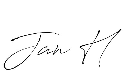 Make a beautiful signature design for name Jan H. Use this online signature maker to create a handwritten signature for free. Jan H signature style 6 images and pictures png