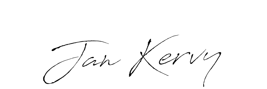 Similarly Antro_Vectra is the best handwritten signature design. Signature creator online .You can use it as an online autograph creator for name Jan Kervy. Jan Kervy signature style 6 images and pictures png