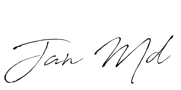 It looks lik you need a new signature style for name Jan Md. Design unique handwritten (Antro_Vectra) signature with our free signature maker in just a few clicks. Jan Md signature style 6 images and pictures png