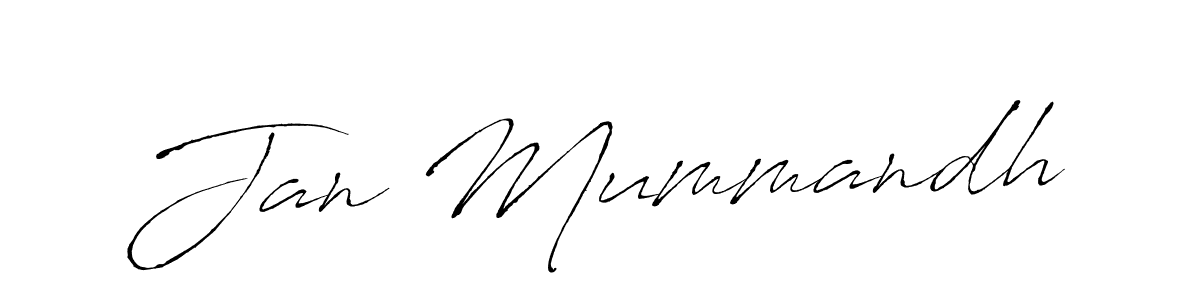 How to make Jan Mummandh signature? Antro_Vectra is a professional autograph style. Create handwritten signature for Jan Mummandh name. Jan Mummandh signature style 6 images and pictures png