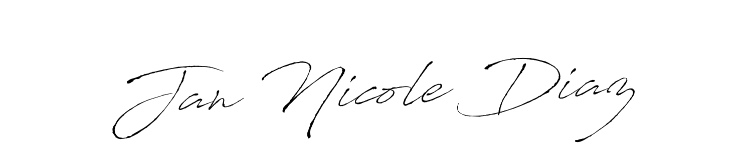 You can use this online signature creator to create a handwritten signature for the name Jan Nicole Diaz. This is the best online autograph maker. Jan Nicole Diaz signature style 6 images and pictures png