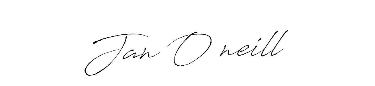 Make a beautiful signature design for name Jan O‘neill. With this signature (Antro_Vectra) style, you can create a handwritten signature for free. Jan O‘neill signature style 6 images and pictures png