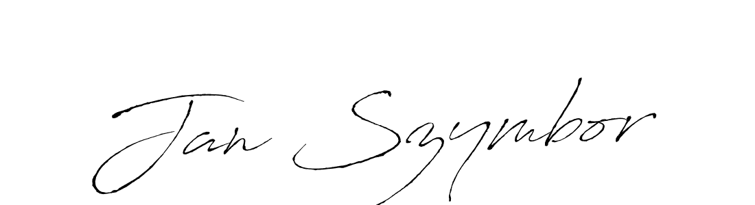 The best way (Antro_Vectra) to make a short signature is to pick only two or three words in your name. The name Jan Szymbor include a total of six letters. For converting this name. Jan Szymbor signature style 6 images and pictures png