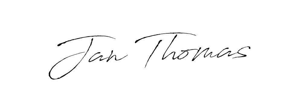 Use a signature maker to create a handwritten signature online. With this signature software, you can design (Antro_Vectra) your own signature for name Jan Thomas. Jan Thomas signature style 6 images and pictures png