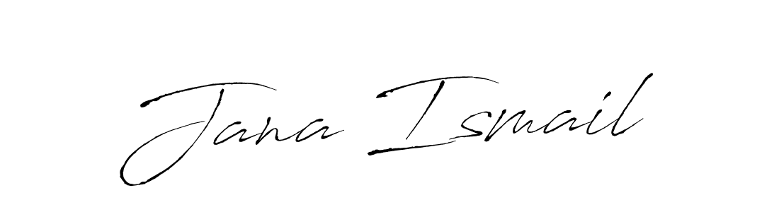 Here are the top 10 professional signature styles for the name Jana Ismail. These are the best autograph styles you can use for your name. Jana Ismail signature style 6 images and pictures png