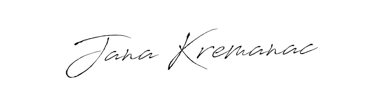 You can use this online signature creator to create a handwritten signature for the name Jana Kremanac. This is the best online autograph maker. Jana Kremanac signature style 6 images and pictures png