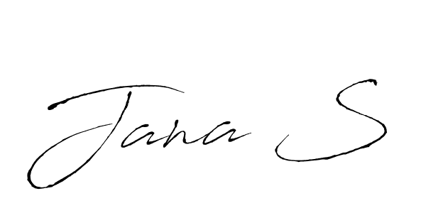 How to make Jana S signature? Antro_Vectra is a professional autograph style. Create handwritten signature for Jana S name. Jana S signature style 6 images and pictures png
