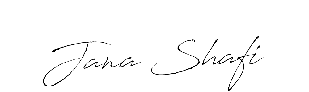 Use a signature maker to create a handwritten signature online. With this signature software, you can design (Antro_Vectra) your own signature for name Jana Shafi. Jana Shafi signature style 6 images and pictures png