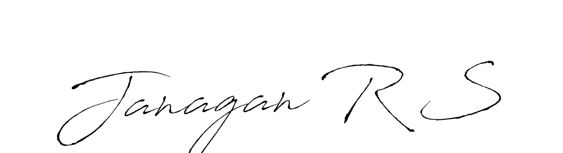 You should practise on your own different ways (Antro_Vectra) to write your name (Janagan R S) in signature. don't let someone else do it for you. Janagan R S signature style 6 images and pictures png