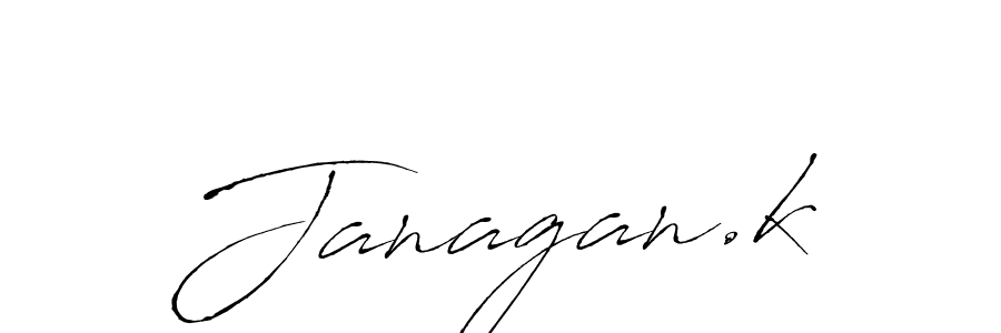 Design your own signature with our free online signature maker. With this signature software, you can create a handwritten (Antro_Vectra) signature for name Janagan.k. Janagan.k signature style 6 images and pictures png