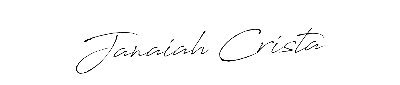 You should practise on your own different ways (Antro_Vectra) to write your name (Janaiah Crista) in signature. don't let someone else do it for you. Janaiah Crista signature style 6 images and pictures png