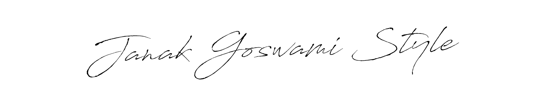 Also You can easily find your signature by using the search form. We will create Janak Goswami Style name handwritten signature images for you free of cost using Antro_Vectra sign style. Janak Goswami Style signature style 6 images and pictures png