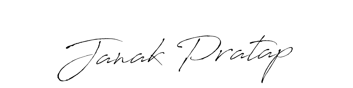 Create a beautiful signature design for name Janak Pratap. With this signature (Antro_Vectra) fonts, you can make a handwritten signature for free. Janak Pratap signature style 6 images and pictures png