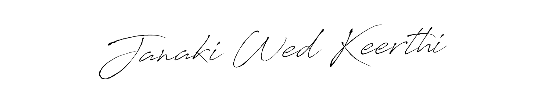 Also we have Janaki Wed Keerthi name is the best signature style. Create professional handwritten signature collection using Antro_Vectra autograph style. Janaki Wed Keerthi signature style 6 images and pictures png