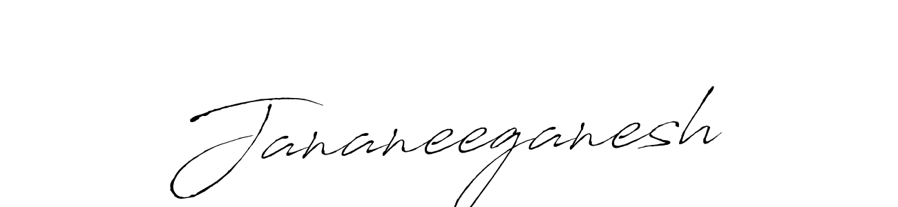 Jananeeganesh stylish signature style. Best Handwritten Sign (Antro_Vectra) for my name. Handwritten Signature Collection Ideas for my name Jananeeganesh. Jananeeganesh signature style 6 images and pictures png