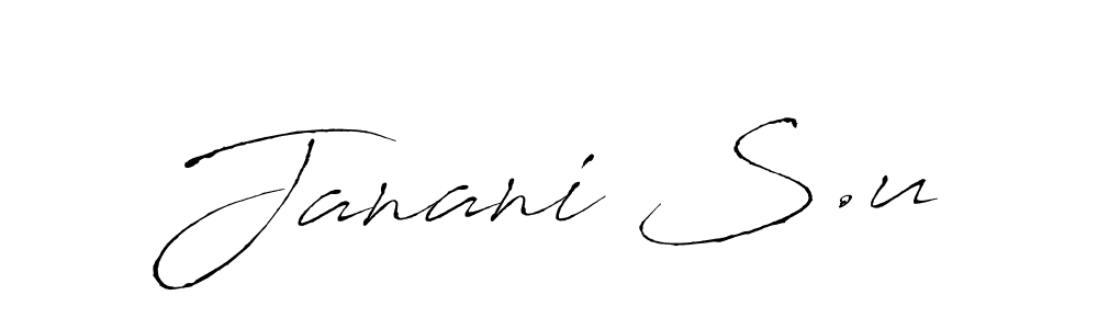 Here are the top 10 professional signature styles for the name Janani S.u. These are the best autograph styles you can use for your name. Janani S.u signature style 6 images and pictures png