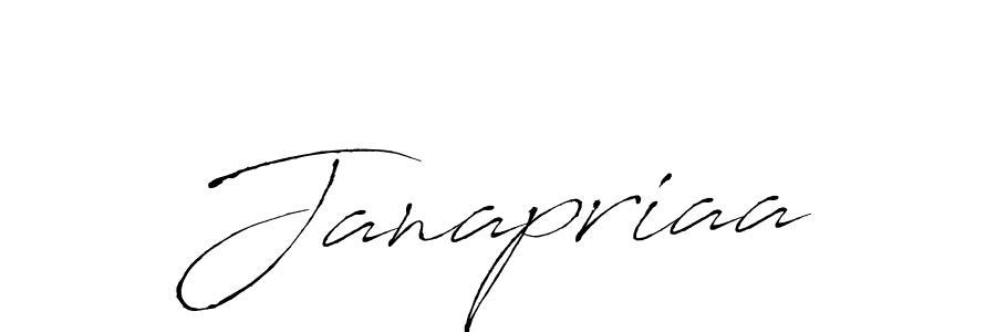How to make Janapriaa name signature. Use Antro_Vectra style for creating short signs online. This is the latest handwritten sign. Janapriaa signature style 6 images and pictures png