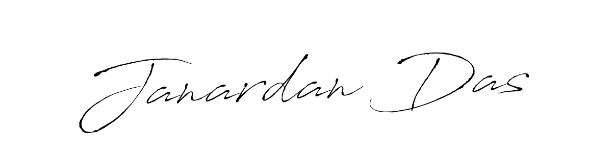 Make a beautiful signature design for name Janardan Das. With this signature (Antro_Vectra) style, you can create a handwritten signature for free. Janardan Das signature style 6 images and pictures png
