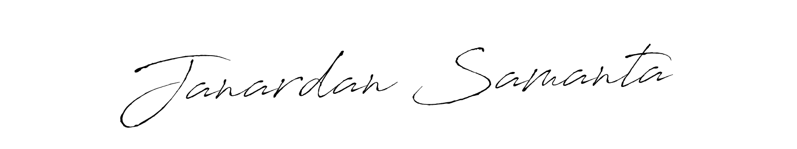 Also You can easily find your signature by using the search form. We will create Janardan Samanta name handwritten signature images for you free of cost using Antro_Vectra sign style. Janardan Samanta signature style 6 images and pictures png