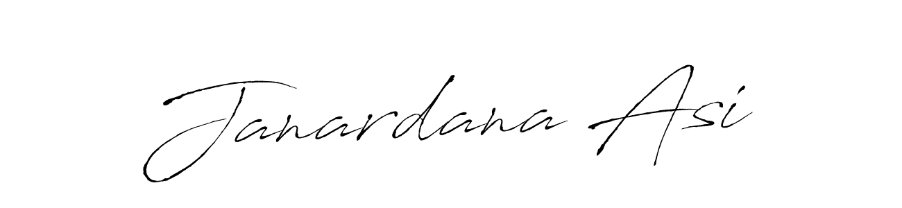 Janardana Asi stylish signature style. Best Handwritten Sign (Antro_Vectra) for my name. Handwritten Signature Collection Ideas for my name Janardana Asi. Janardana Asi signature style 6 images and pictures png