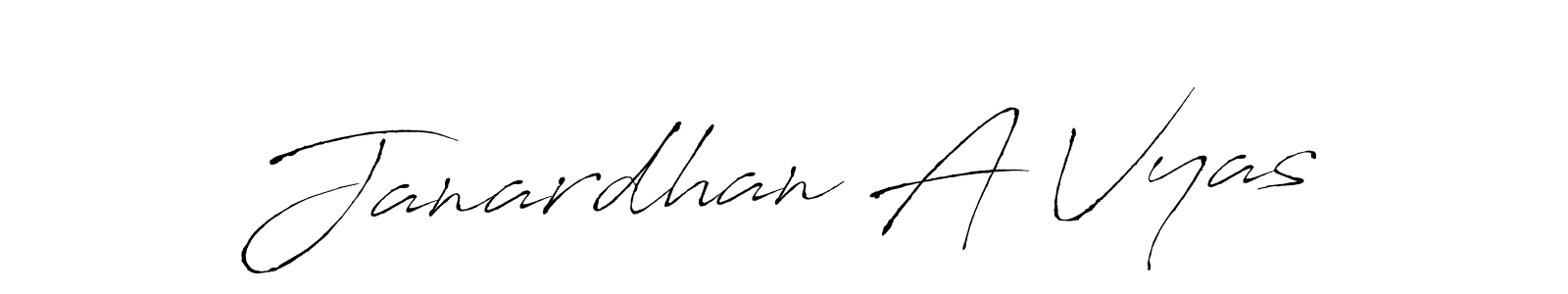 Make a short Janardhan A Vyas signature style. Manage your documents anywhere anytime using Antro_Vectra. Create and add eSignatures, submit forms, share and send files easily. Janardhan A Vyas signature style 6 images and pictures png