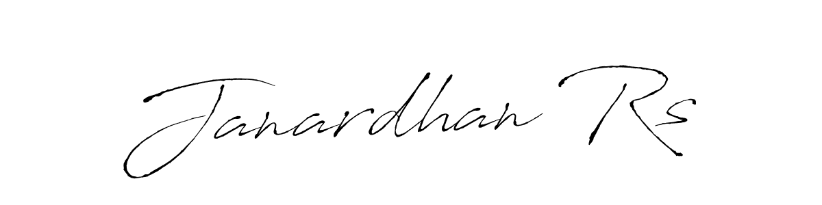 Antro_Vectra is a professional signature style that is perfect for those who want to add a touch of class to their signature. It is also a great choice for those who want to make their signature more unique. Get Janardhan Rs name to fancy signature for free. Janardhan Rs signature style 6 images and pictures png
