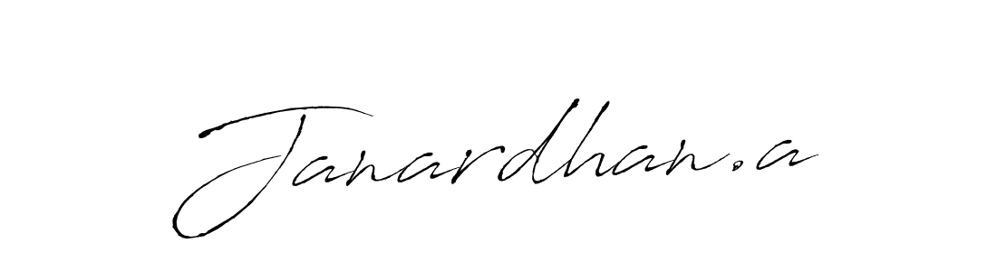 How to make Janardhan.a name signature. Use Antro_Vectra style for creating short signs online. This is the latest handwritten sign. Janardhan.a signature style 6 images and pictures png