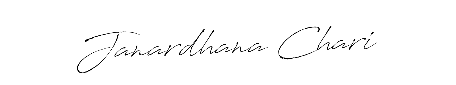 How to make Janardhana Chari signature? Antro_Vectra is a professional autograph style. Create handwritten signature for Janardhana Chari name. Janardhana Chari signature style 6 images and pictures png