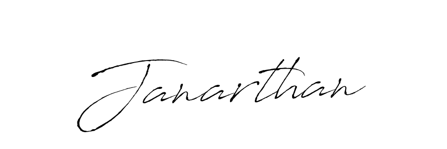 Use a signature maker to create a handwritten signature online. With this signature software, you can design (Antro_Vectra) your own signature for name Janarthan. Janarthan signature style 6 images and pictures png
