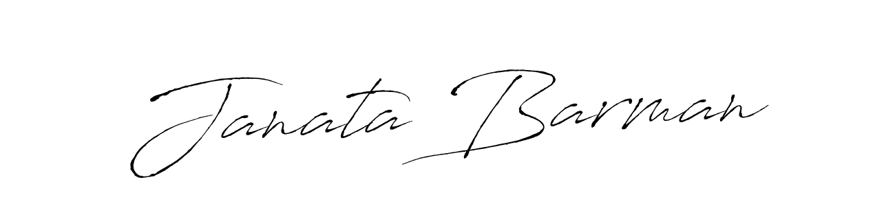 Design your own signature with our free online signature maker. With this signature software, you can create a handwritten (Antro_Vectra) signature for name Janata Barman. Janata Barman signature style 6 images and pictures png
