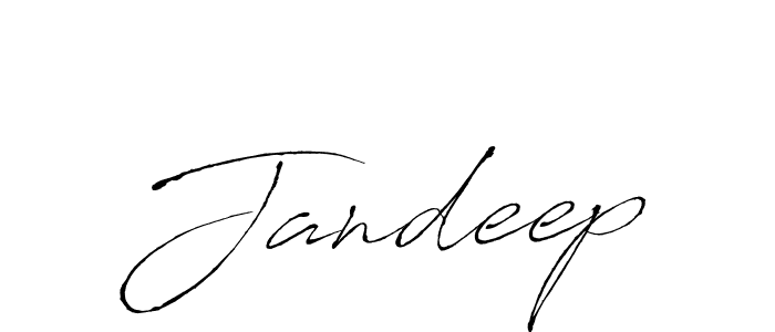 How to make Jandeep name signature. Use Antro_Vectra style for creating short signs online. This is the latest handwritten sign. Jandeep signature style 6 images and pictures png